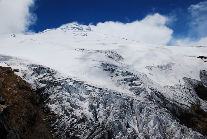 pelen szczelin Cayambe